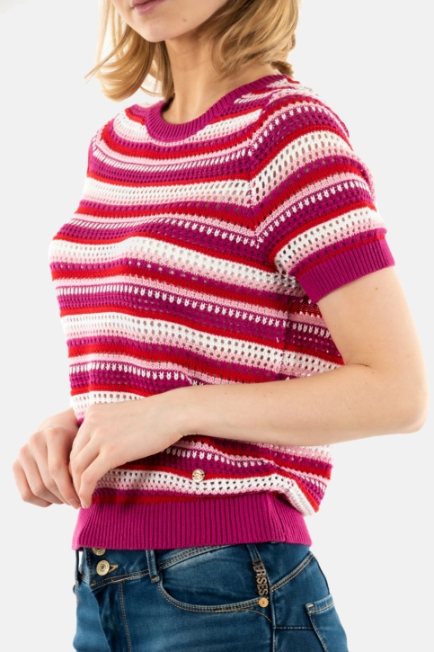 Pull léger la petite etoile monet rose