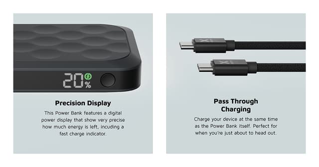 Xtorm 20W Fuel Series 10000mAh powerbank (sort)