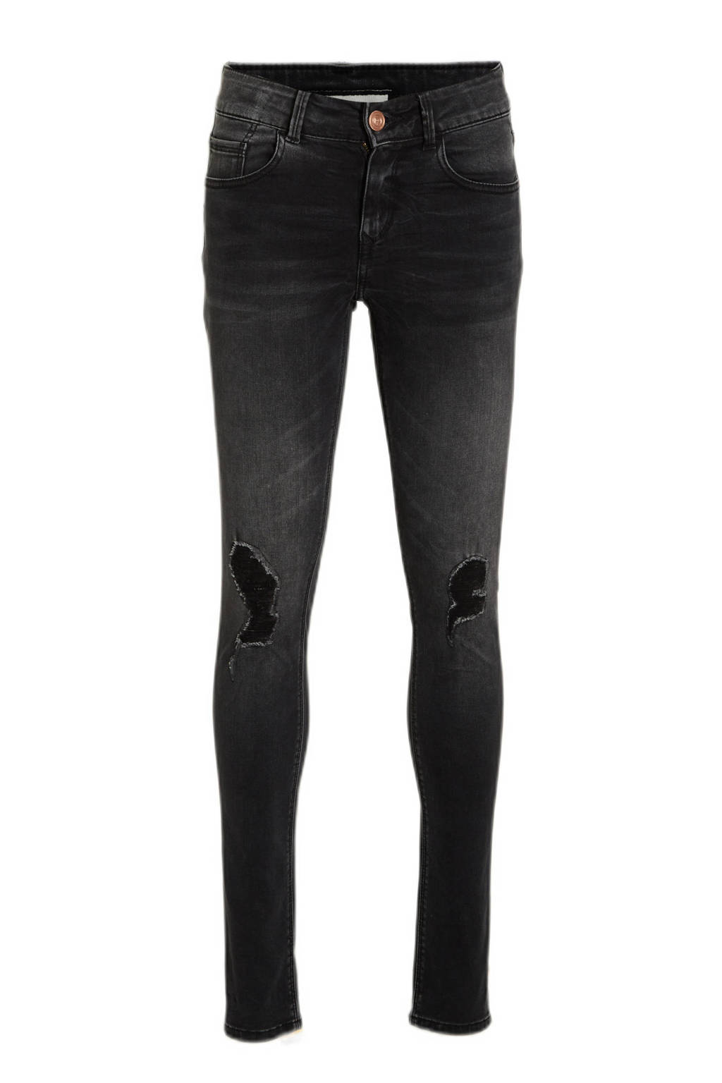Raizzed high waist super skinny jeans Chelsea crafted met slijtage vintage black