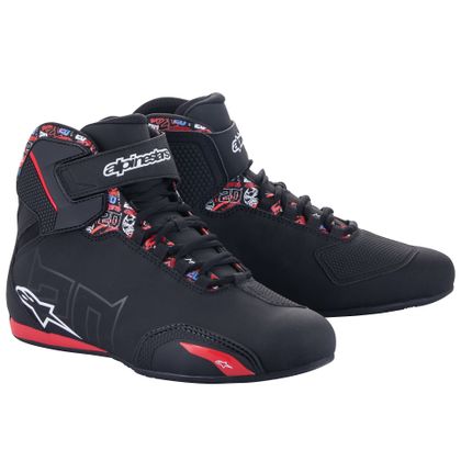 Baskets Alpinestars FQ20 FABIO QUARTARARO SEKTOR - Noir / Rouge