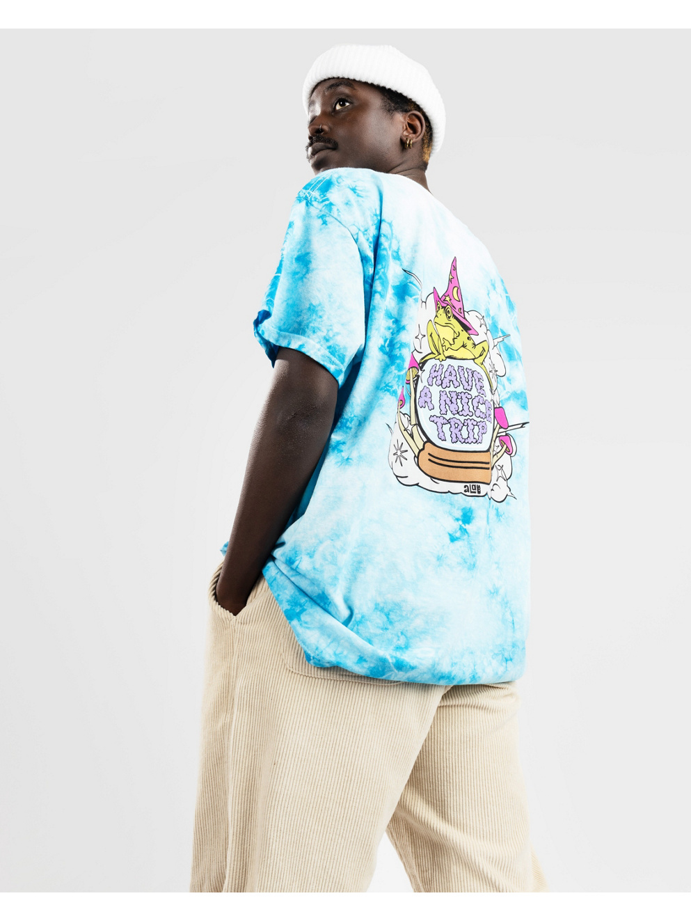 A.LAB Frog Wizard T-Shirt blue wash
