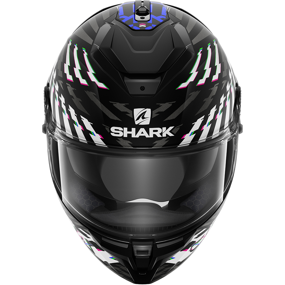 Shark - Casque Spartan GT E-Brake - double D Noir / Blanc / Gris