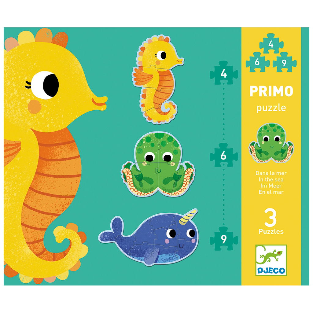 DjecoDjeco   erstes Puzzle Meerestiere