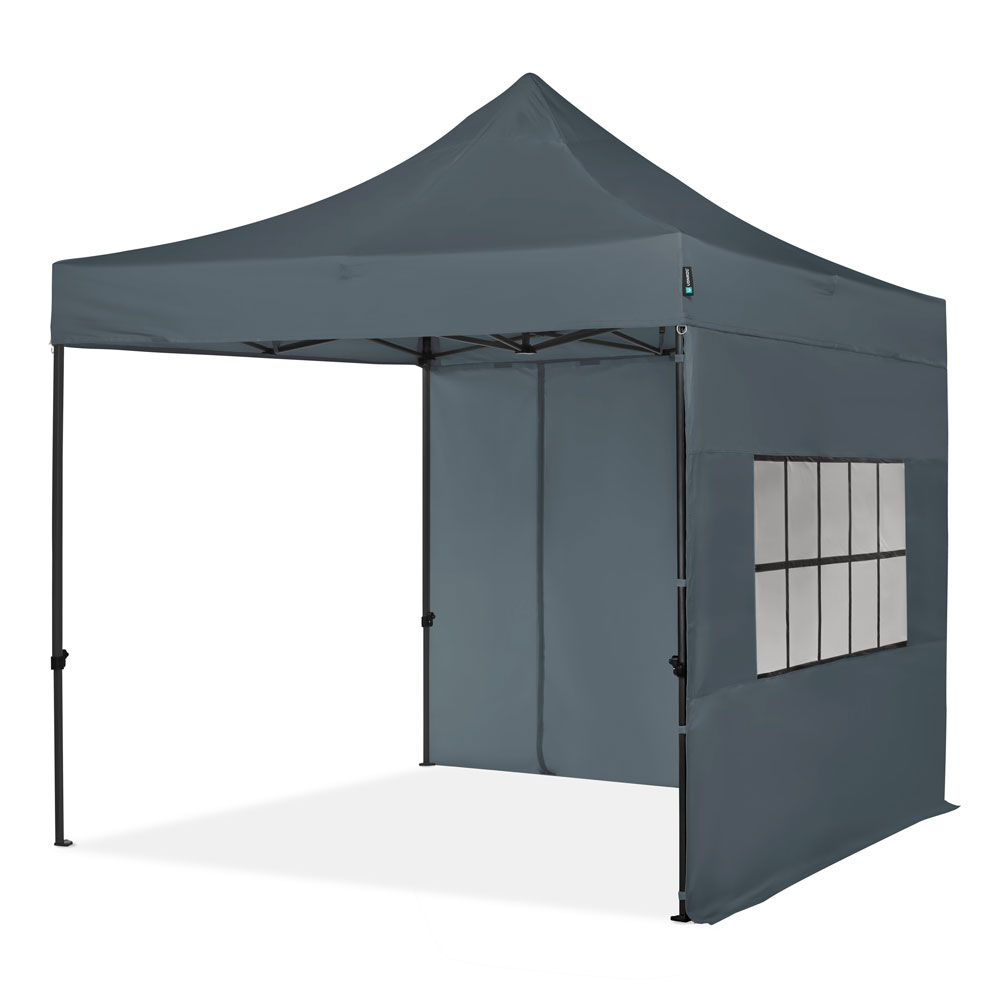 VONROC Premium 3 x 3 Easy-Up partytent met zijwanden - Grey