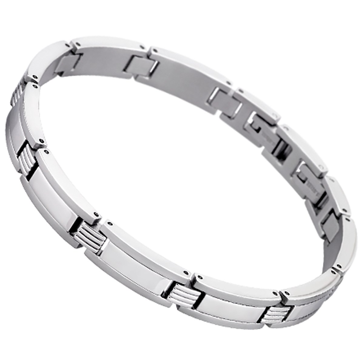 Bracelet Lotus homme acier Men In Black