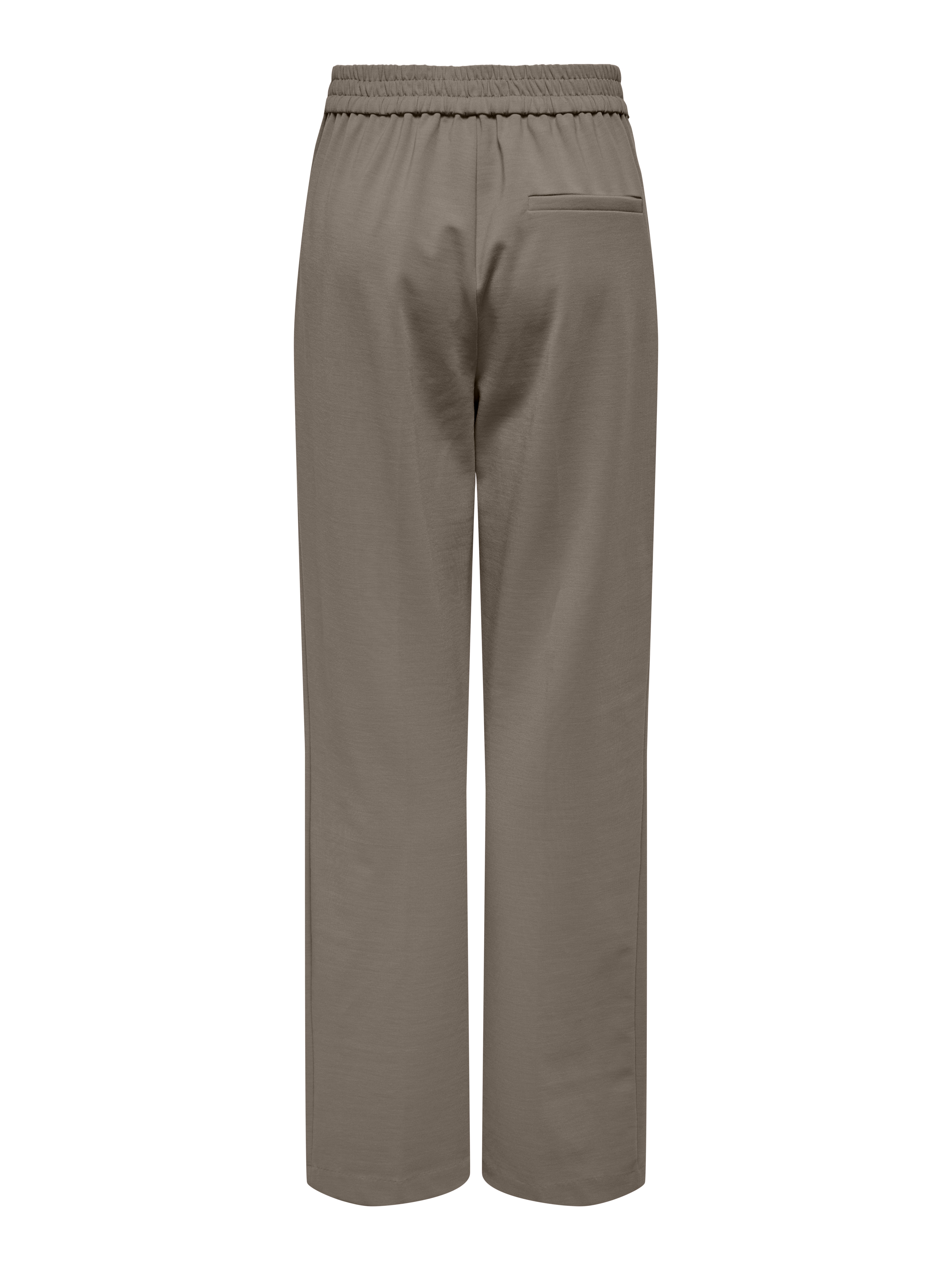 ONLPEACH Mittlere Taille Gerade geschnitten Gestrickte Hose Walnut