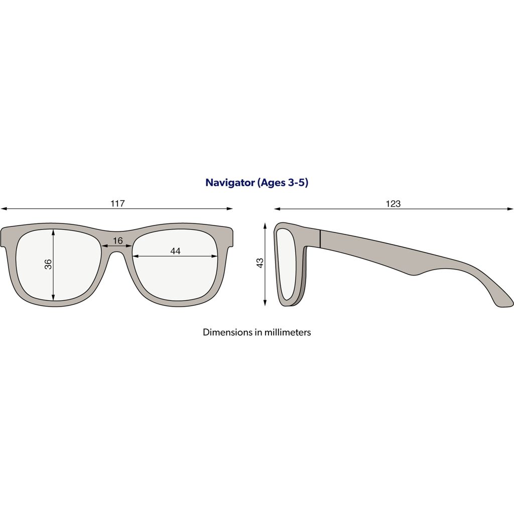 BabiatorsBabiators   Sonnenbrille polarisiert Navigator jet black 3-5 Jahre