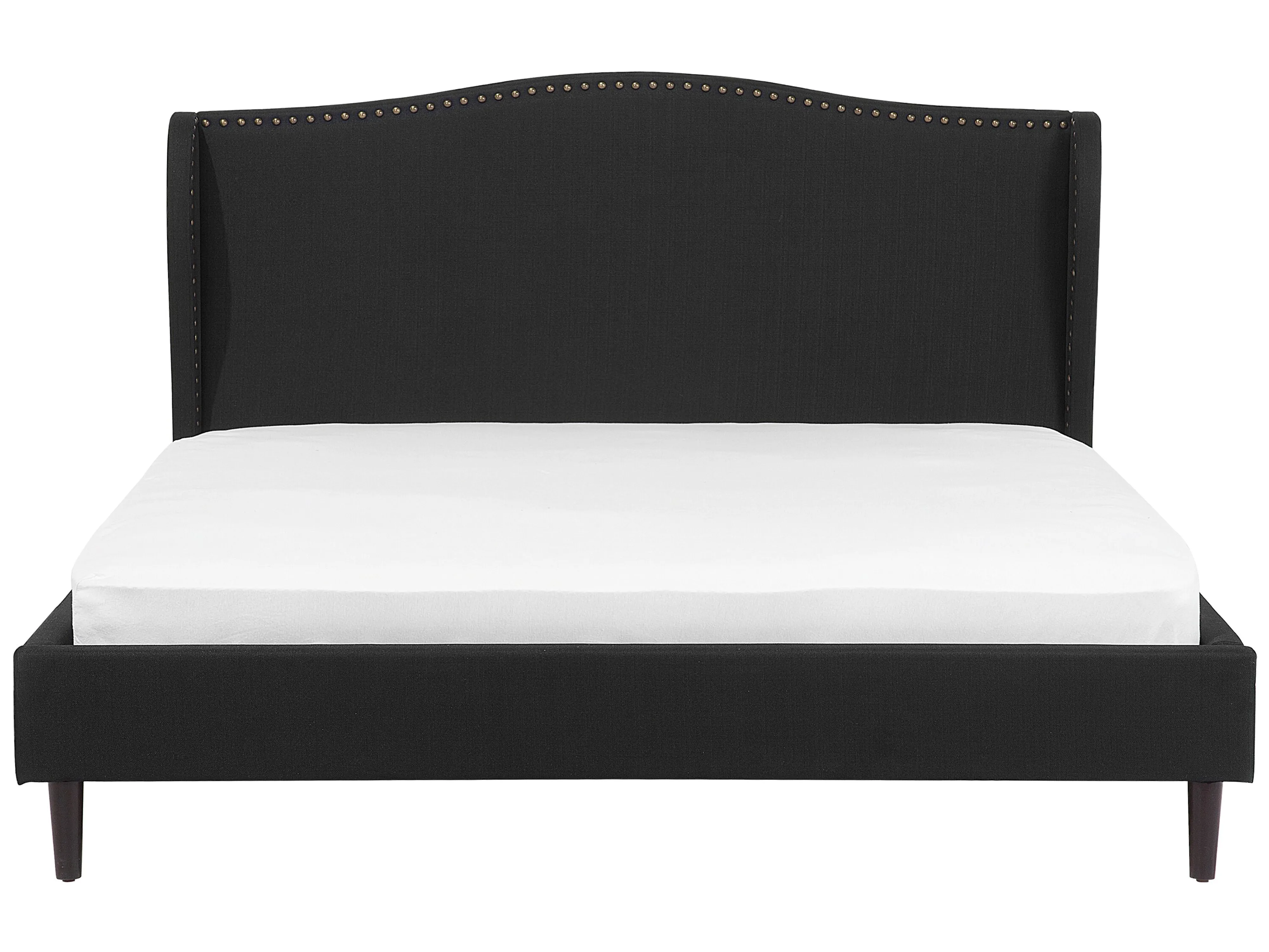 Bed Stof COLMAR 180 x 200 cm Zwart