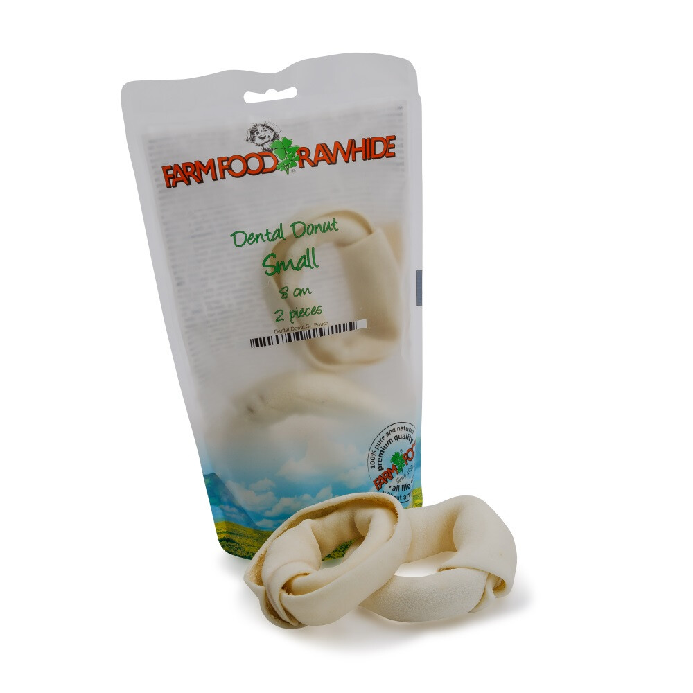 Farm Food Rawhide Dental Donut S2 stuks