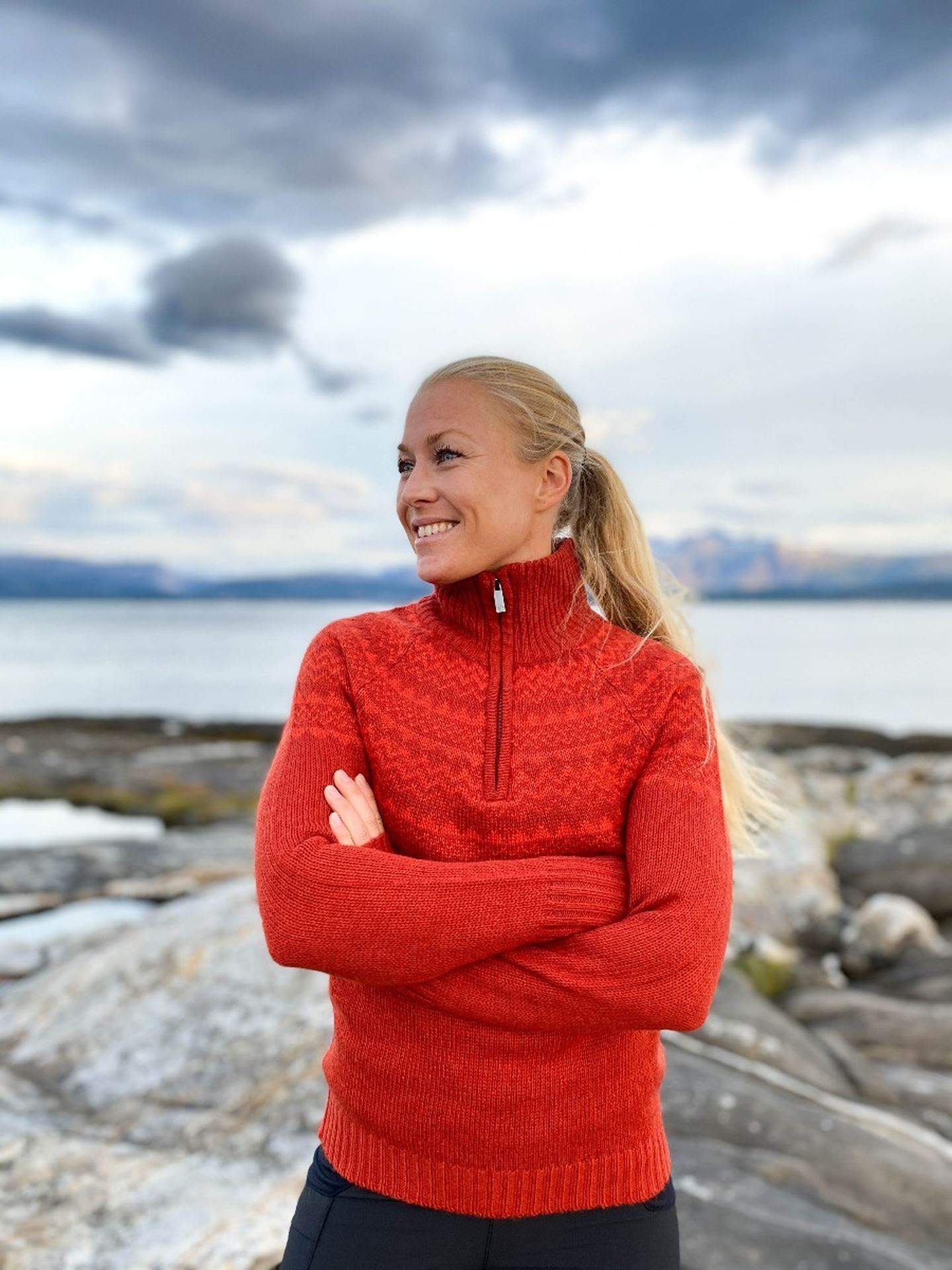 Freja Half Zip Genser