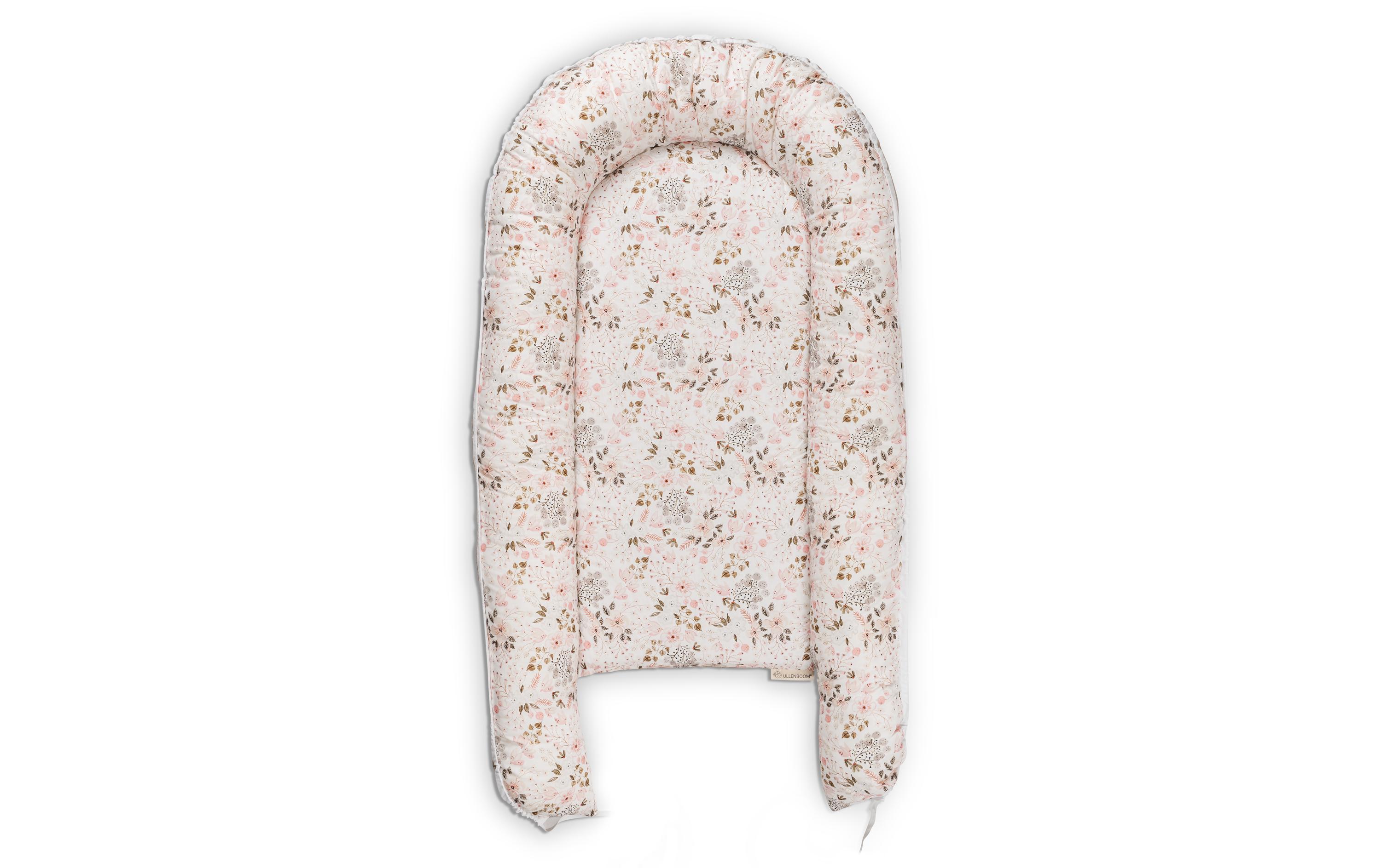 Babynest Rosa Blüten 55 x 95 cmKuschelnest