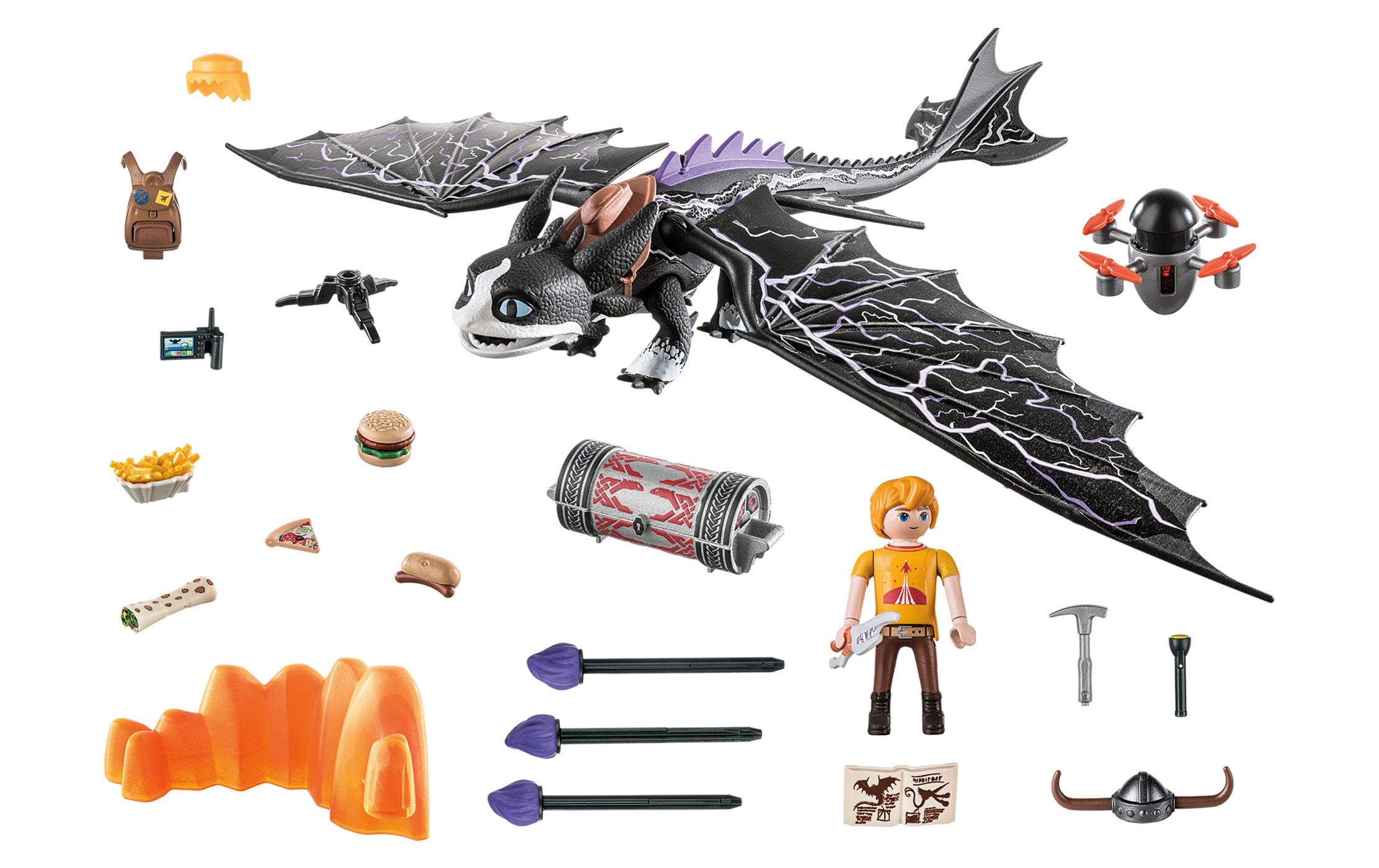 Dragons The Nine Realms – Thunder & Tom 71081Drachen-Spielset