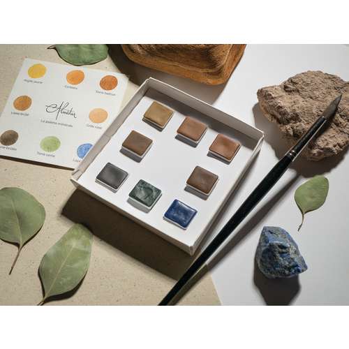 ALMATER La Palette Minérale, Aquarellfarben-Set