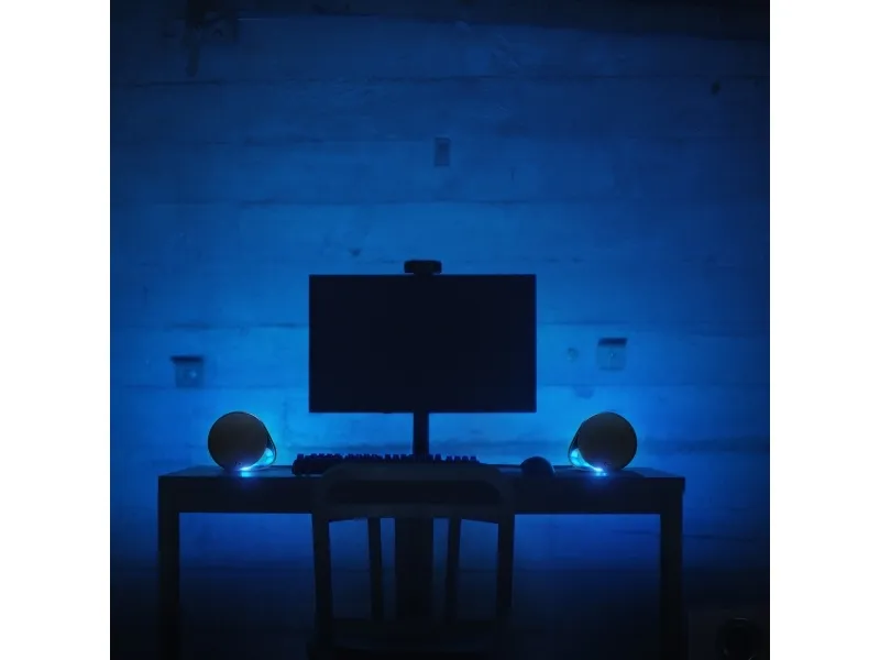 Logitech G560 - Højttalersystem - til PC - 2.1-kanal - trådløs - Bluetooth - USB - 120 Watt (Total)