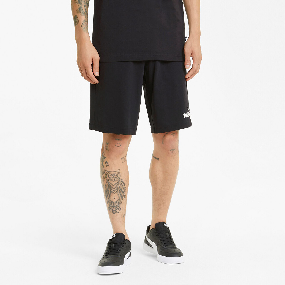 PUMA<br>Shorts com logo pequeno essencial