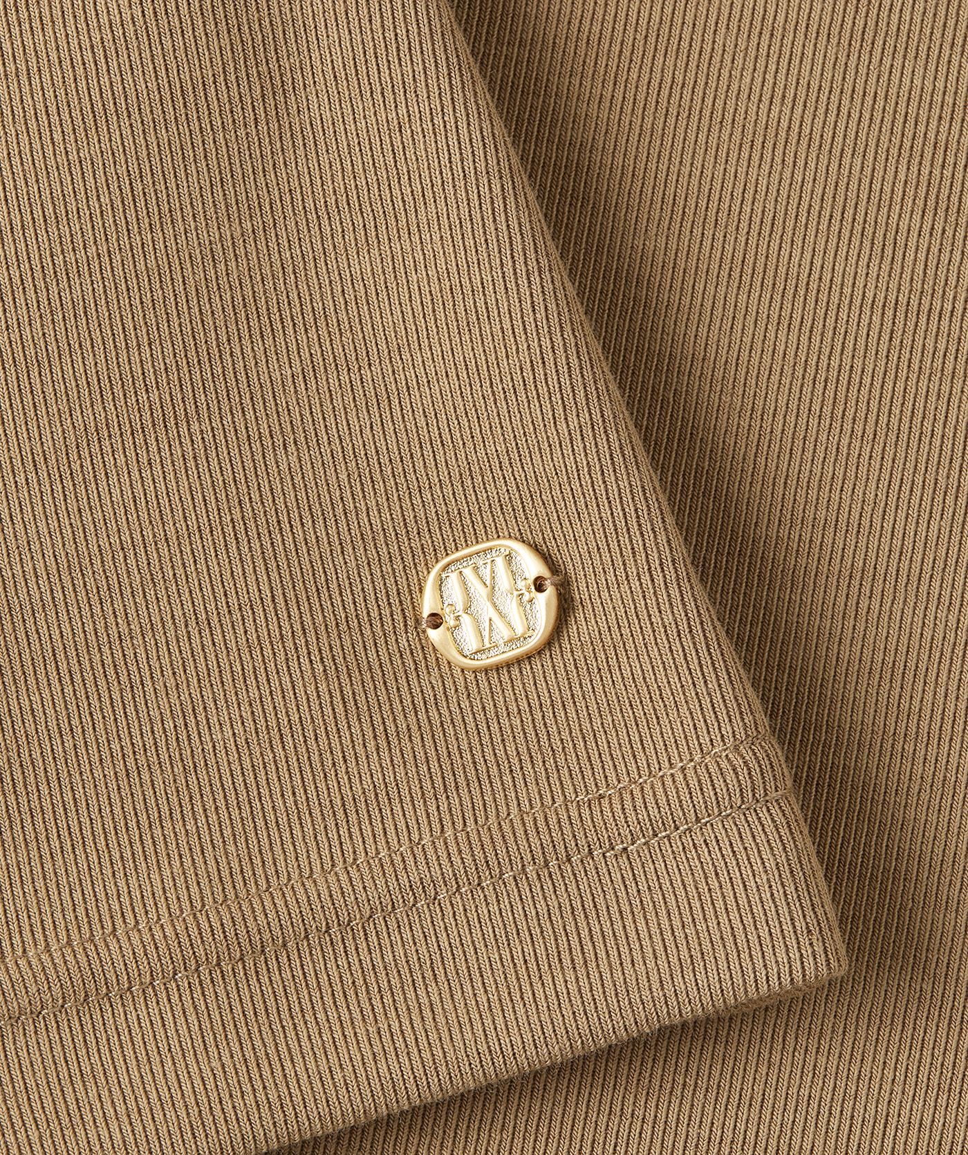 JV-BIBI slim fit top - light khaki