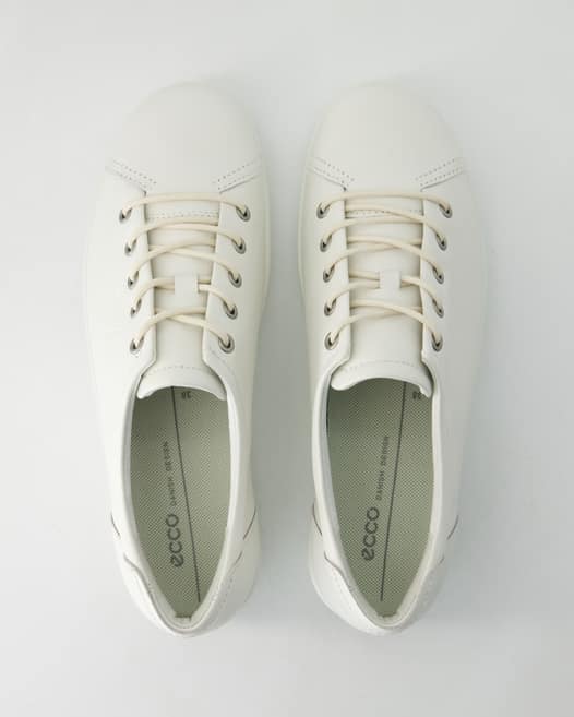 Ecco SOFT 2.0 Sneaker in Weiß