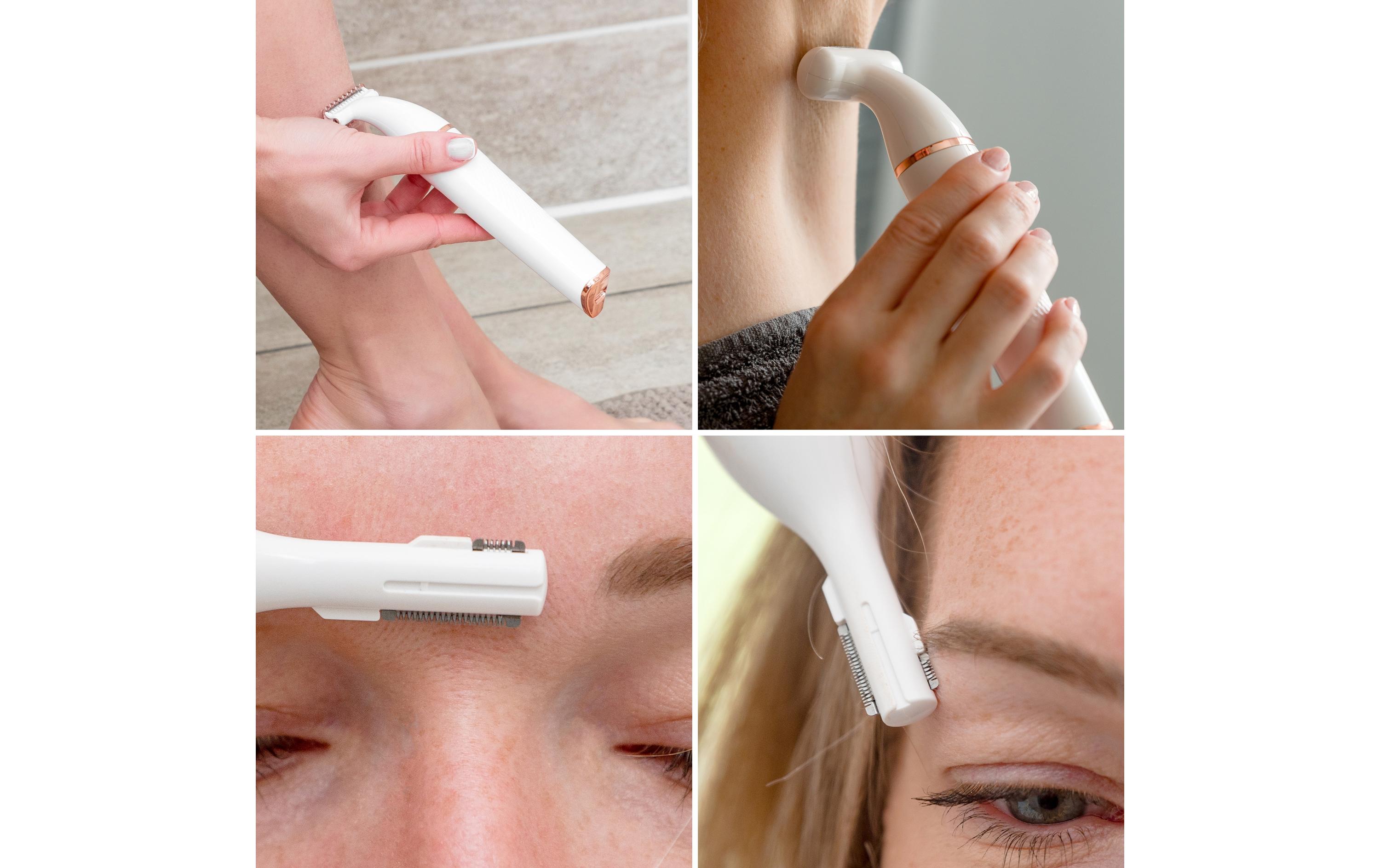 Körperrasierer Go Smooth 4-IN-1Damenrasierer Bikini-Trimmer