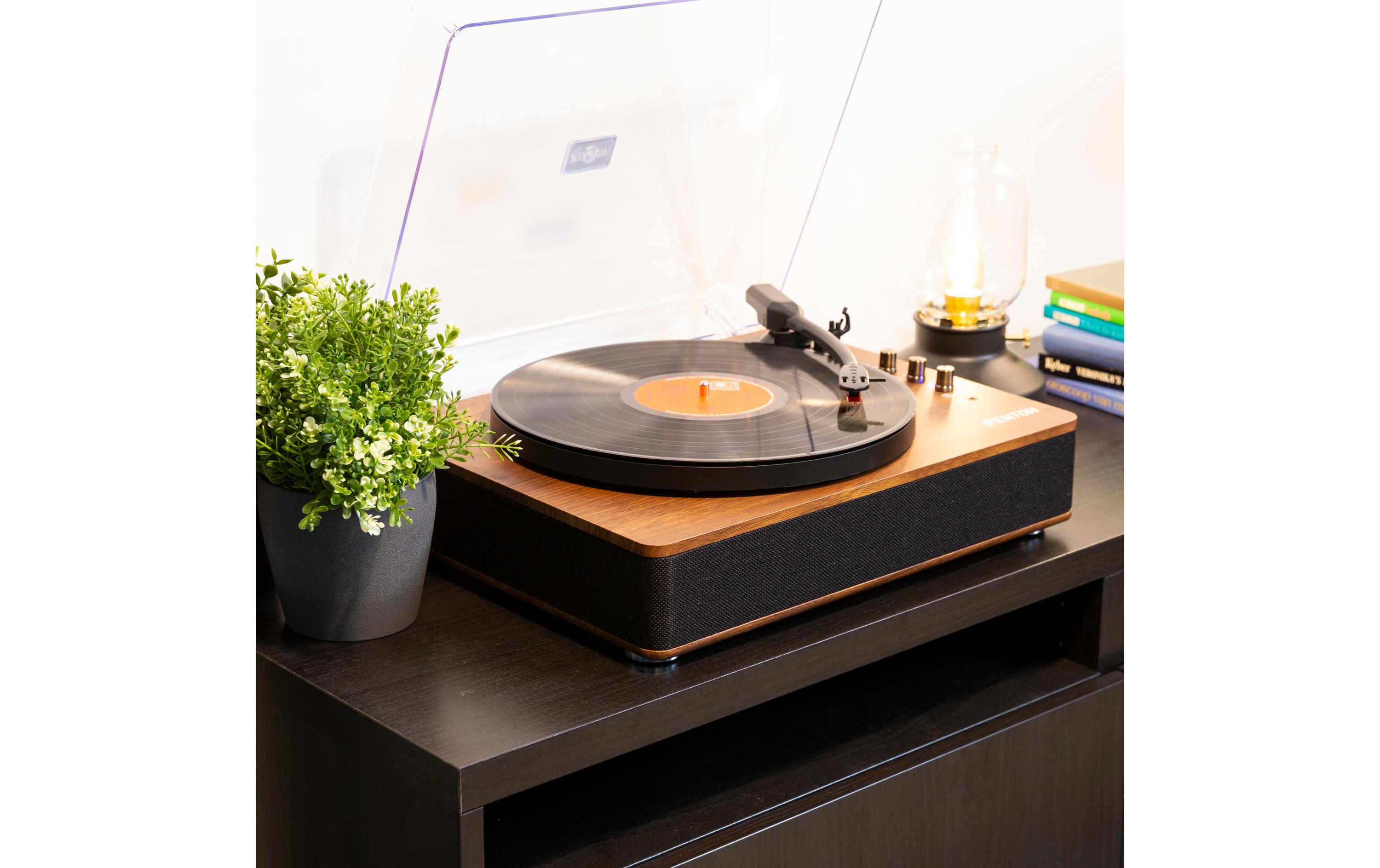 Plattenspieler mit Bluetooth RP162 Braun<br>Retro Plattenspieler mit Bluetooth