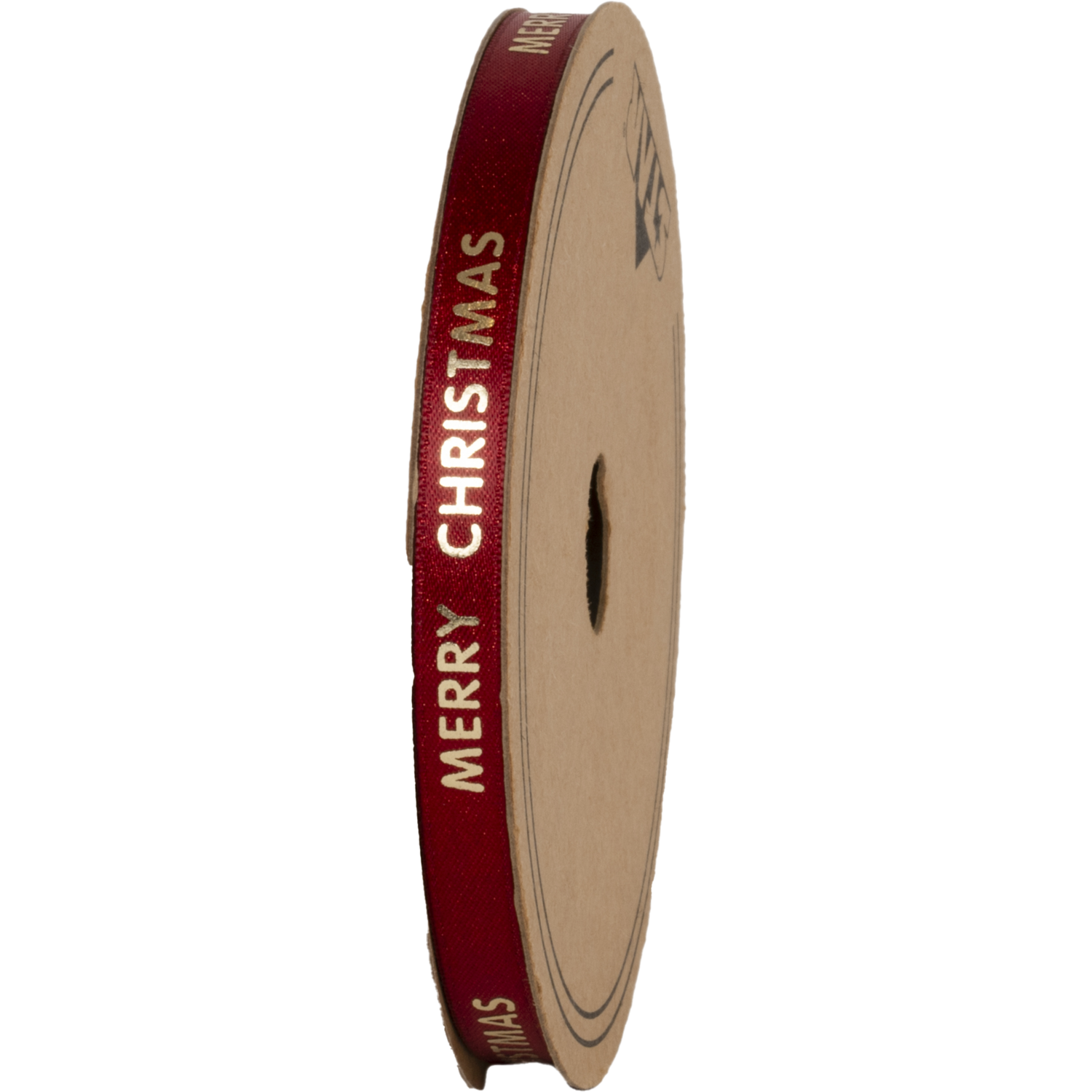 Lint, 10mm, 30m, Carol Merry Christmas, PP, bordeaux