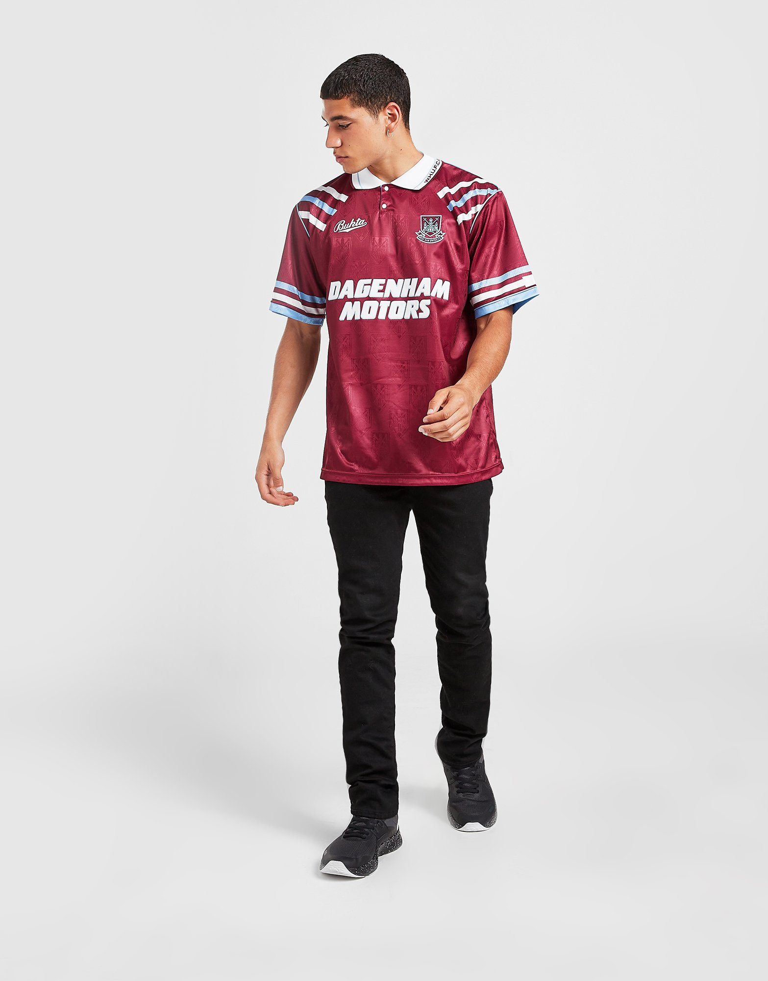 Score Draw Maillot Domicile West Ham United '92 Retro Homme