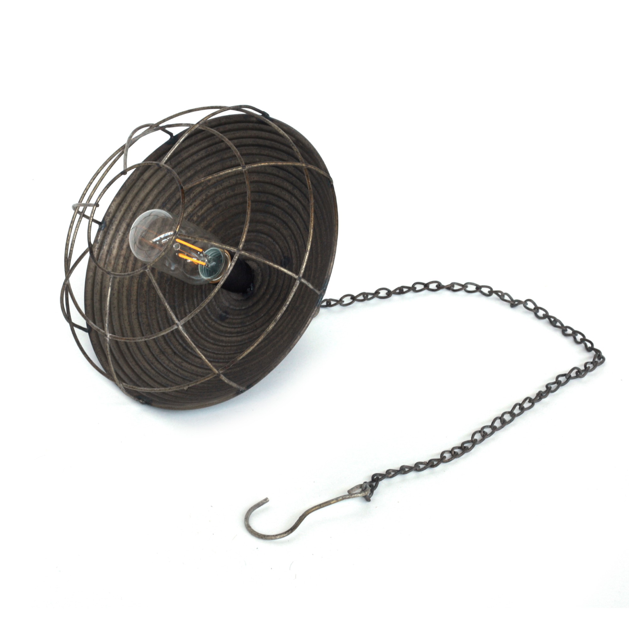 Leuchte 'Barn', batteriebetrieben, Ø 25 cm, H 21 cm von fischer's lagerhaus