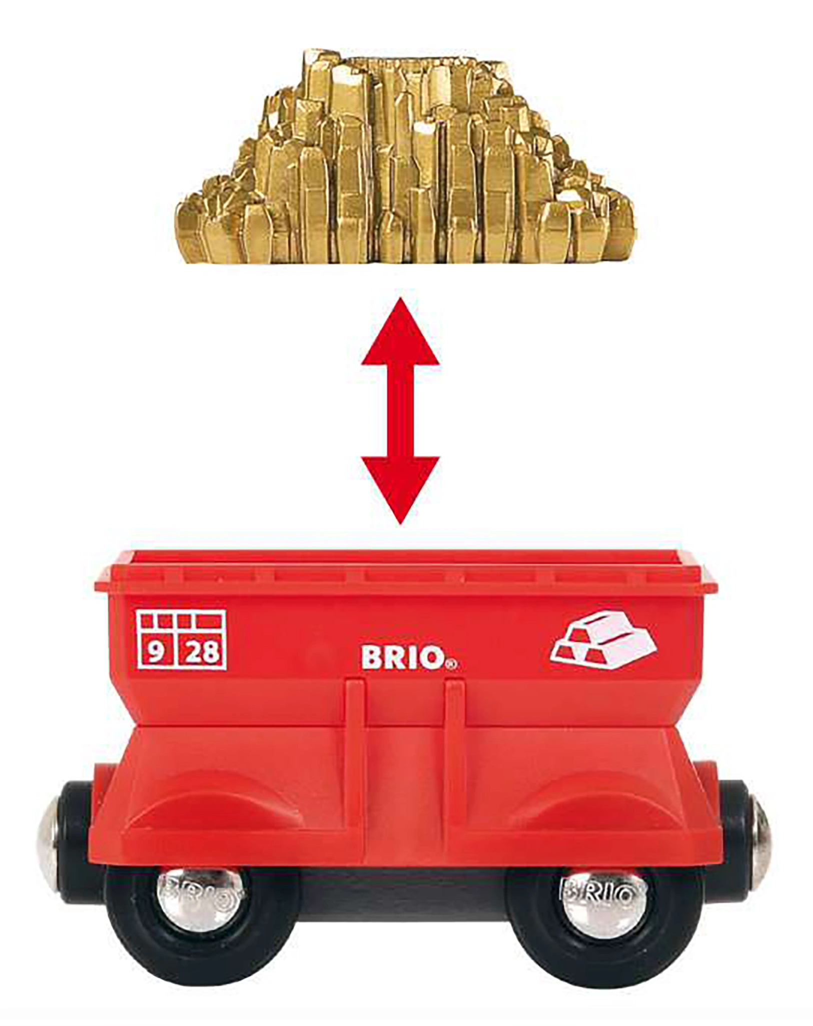 Bahn-Zubehör GROßE GOLDMINE 7-teilig