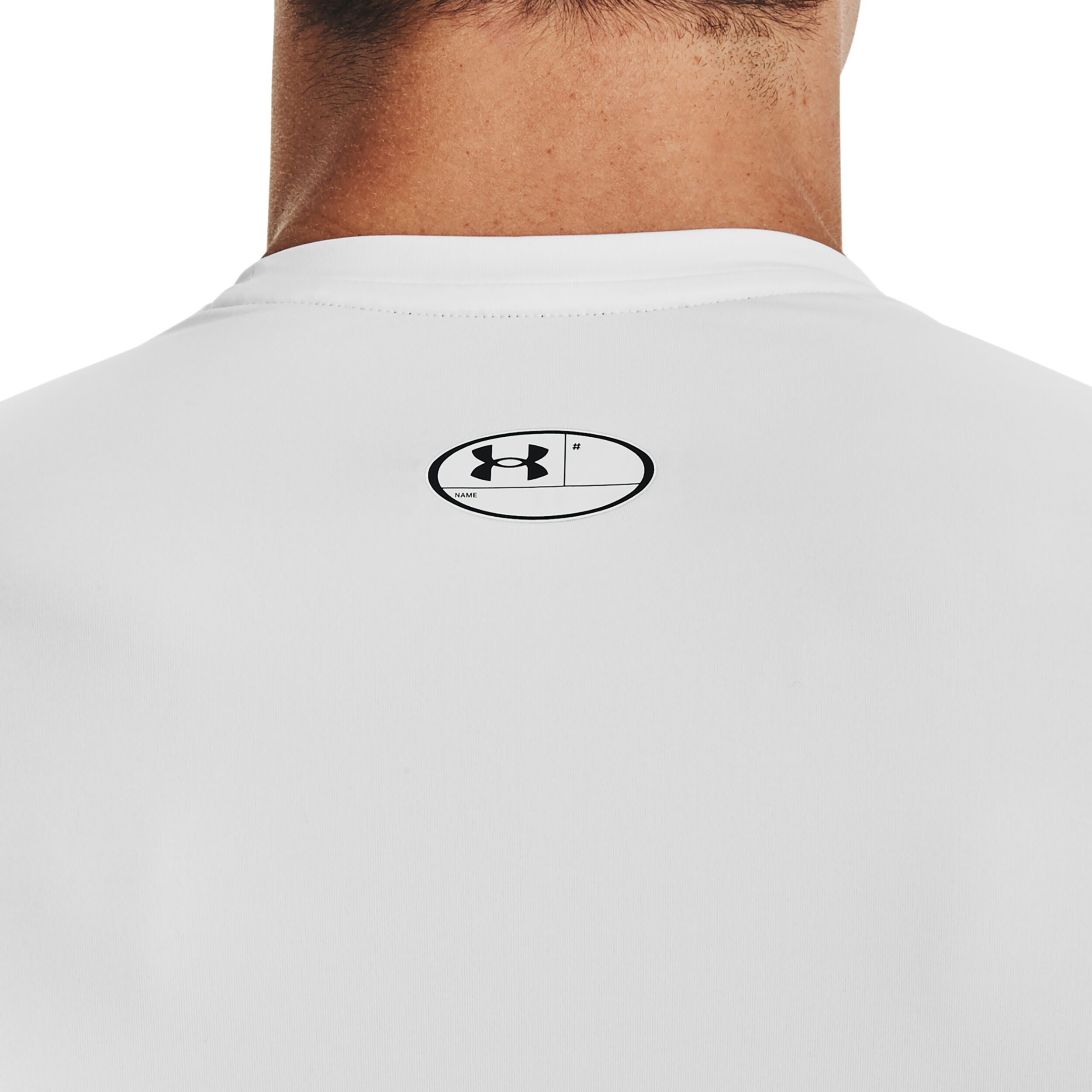 Under Armour Heatgear Comp T-shirt Hommes - Blanc , Noir