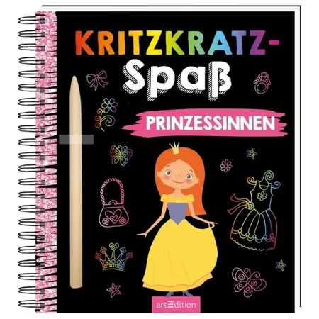 ars Edition Kritzkratz-Spaß Prinzessinnen