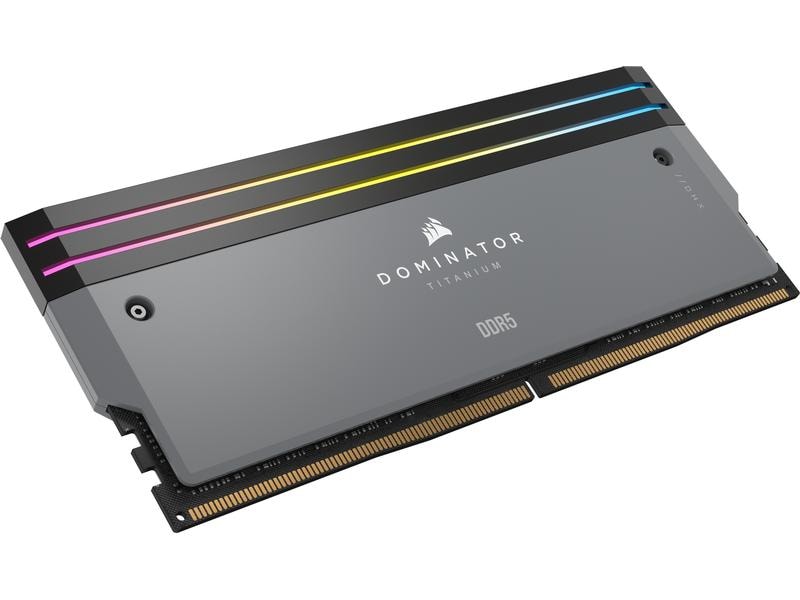 Corsair DDR5-RAM Dominator Titanium 6000 MHz 2x 32 GB High-Performance-Arbeitsspeicher mit RGB Beleuchtung