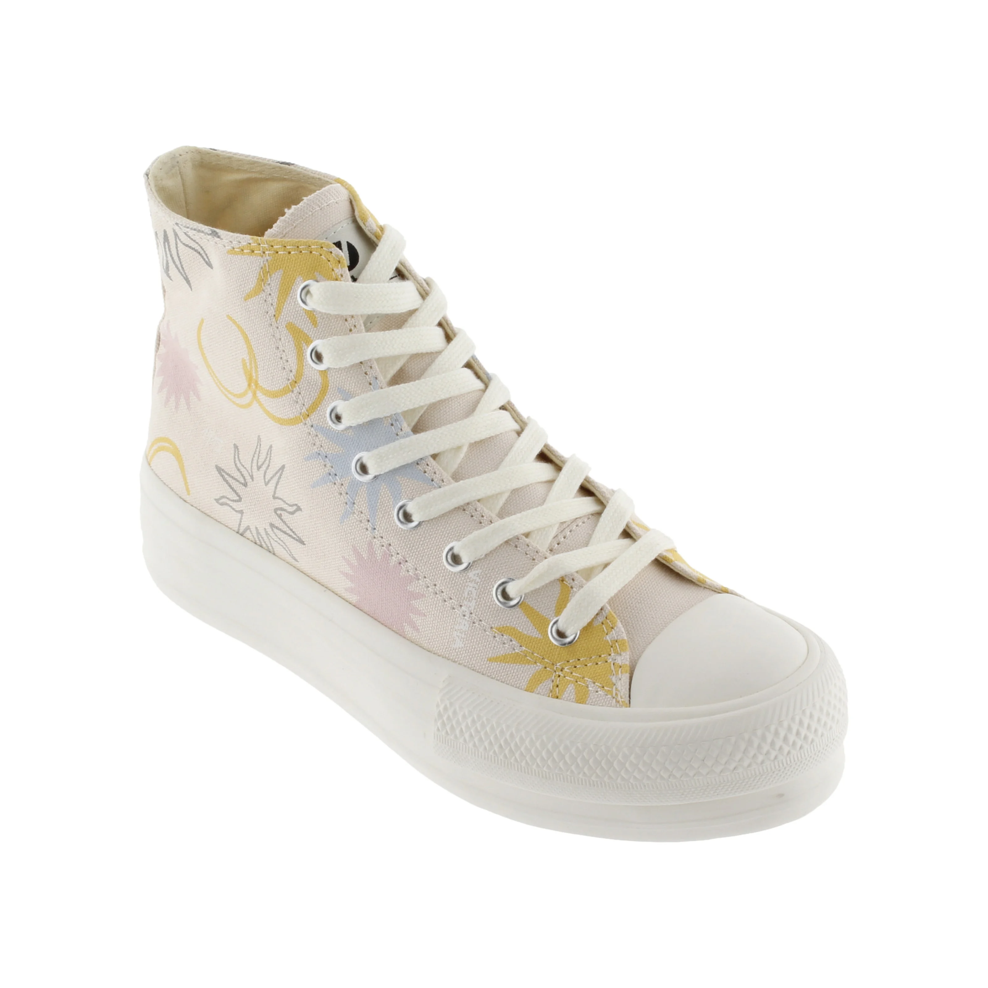 Basket montante à lacets | Beige
