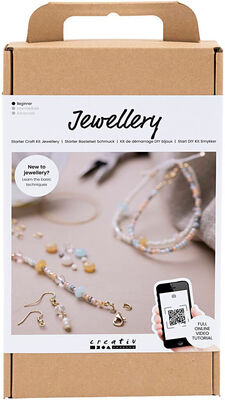 Creotime DIY Startsett Smykke Classic Pearls