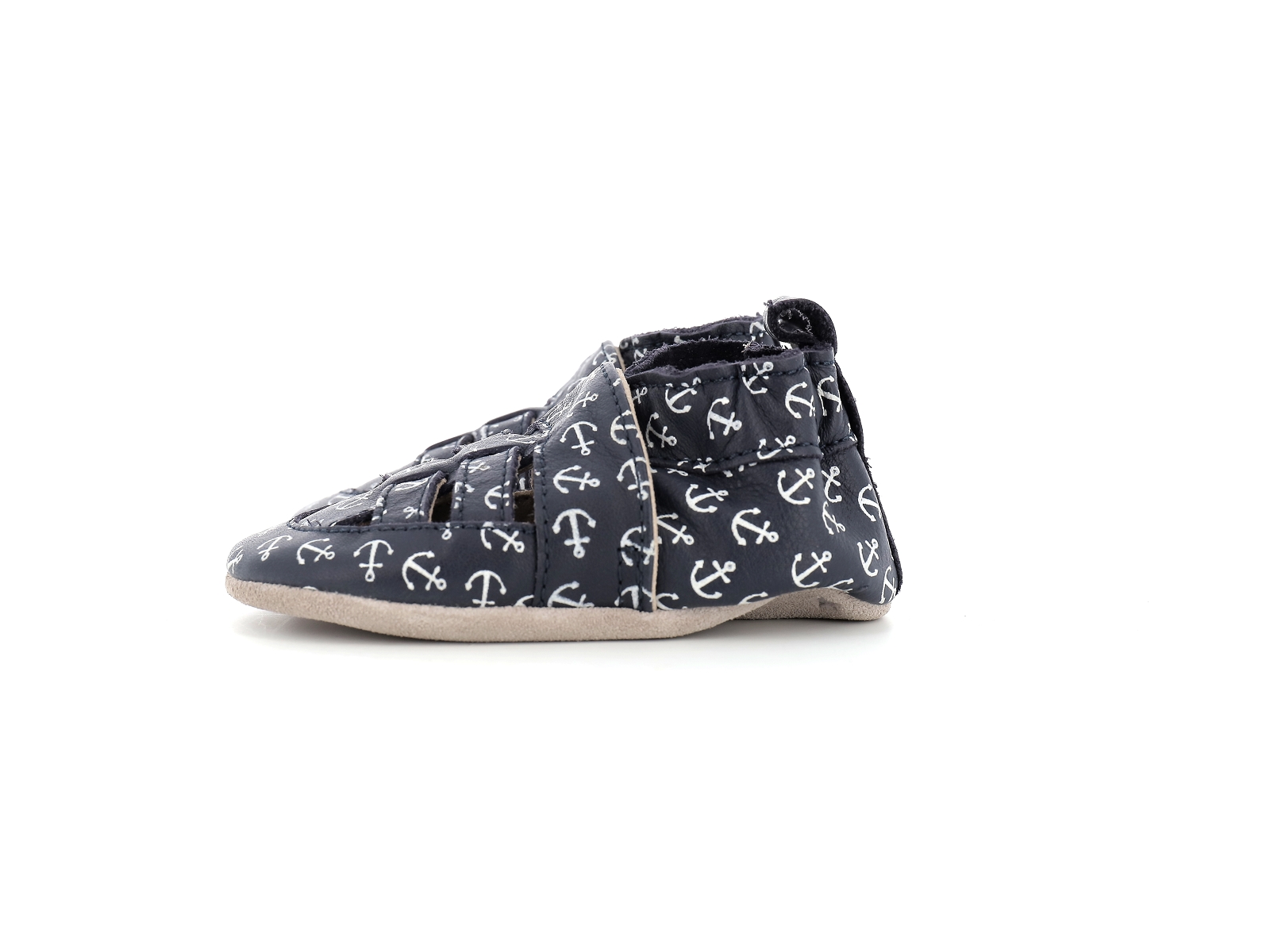 Robeez-SANDIZ BOY Cuir Marine