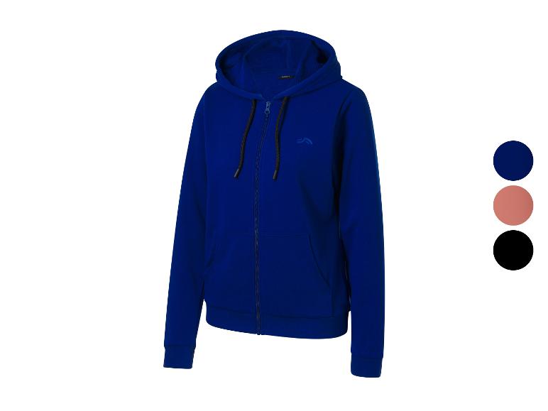 Dames hoodie met rits