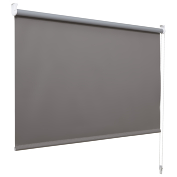 OK rolgordijn verduisterend grijs 80x150 cm (bxh)