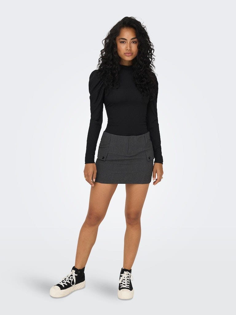 ONLY  Talia L/S Highneck Puff Top