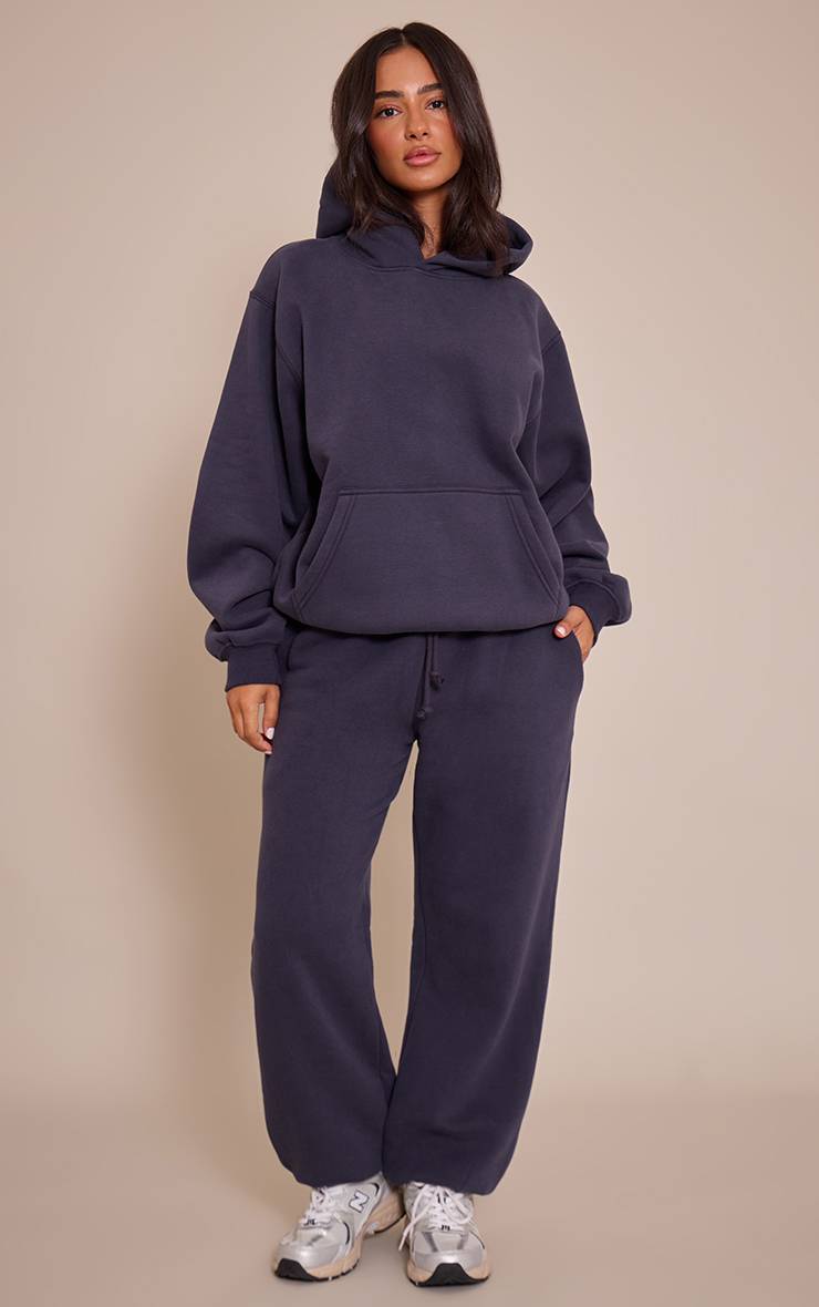 Bleu Marine Pantalon De Jogging À Revers Petite Taille