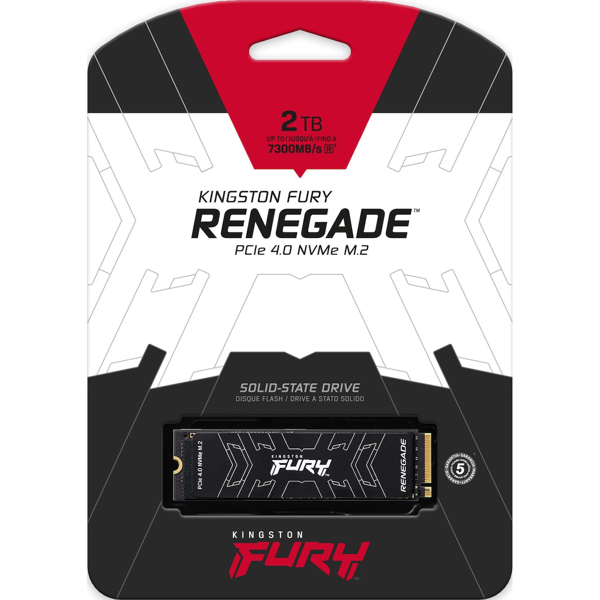 Kingston FURY Renegade PCIe 4.0 NVMe M.2 intern SSD (2TB)