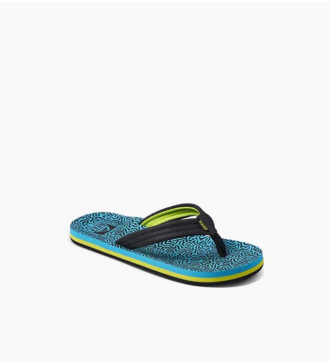 Reef JR Kids AHI Blue Coral Teenslippers