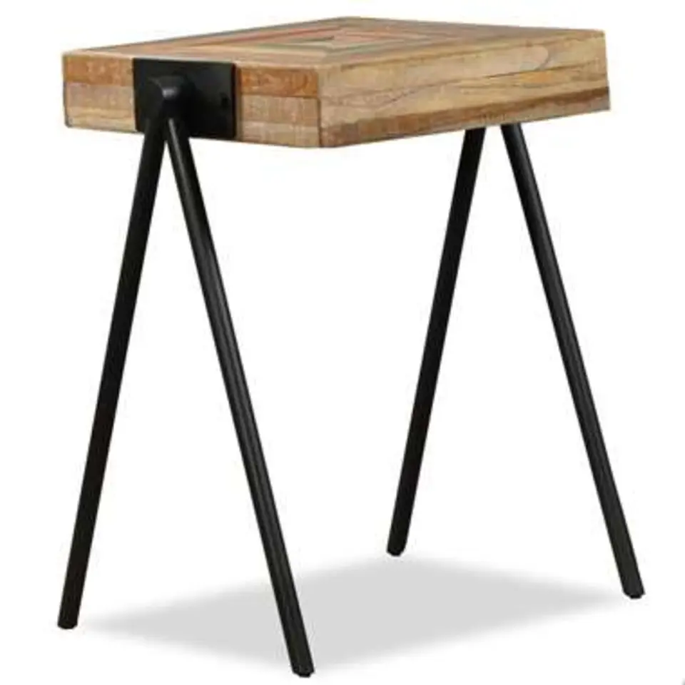 vidaXL - Bijzettafel - Multikleur - Hout