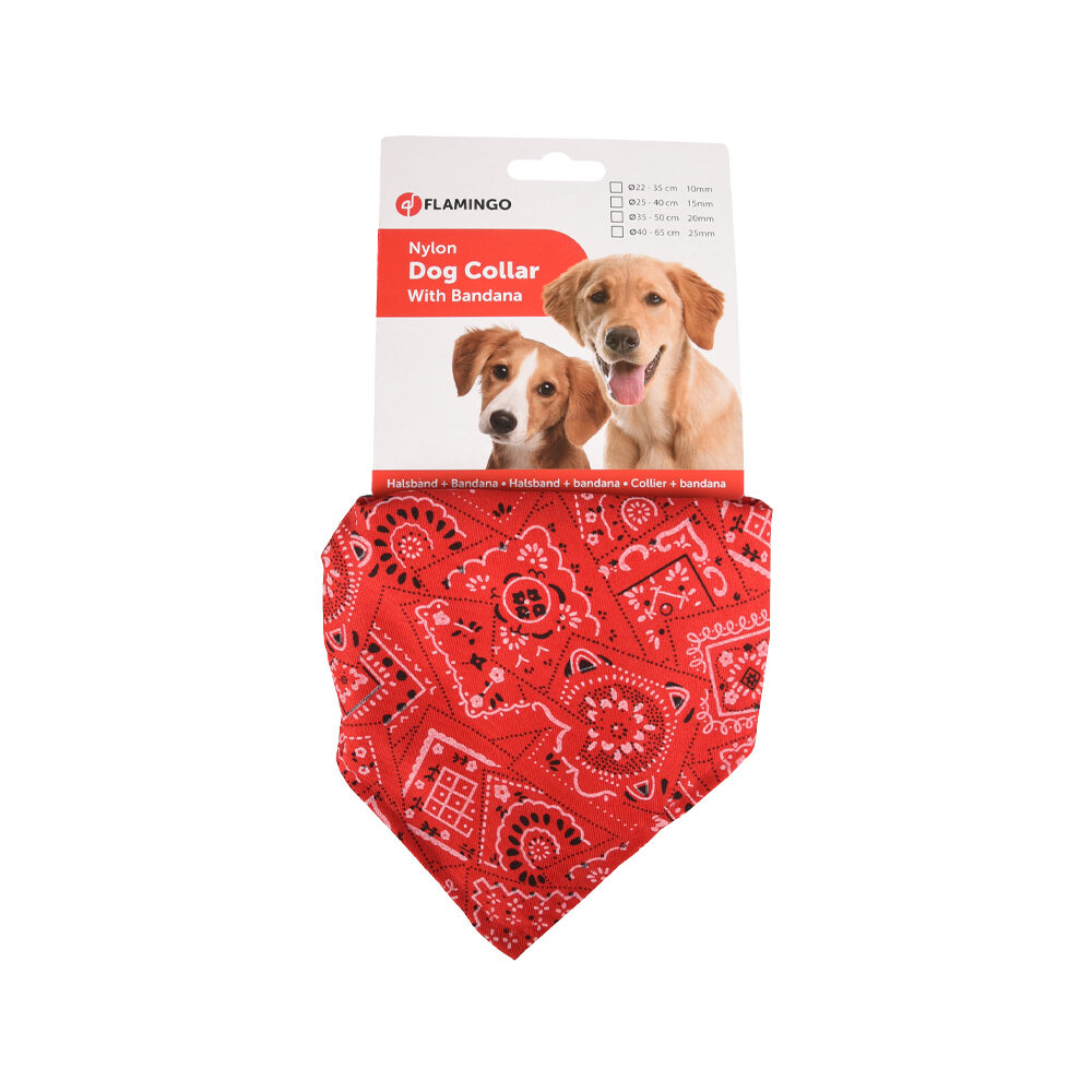 Flamingo Halsband met Bandana