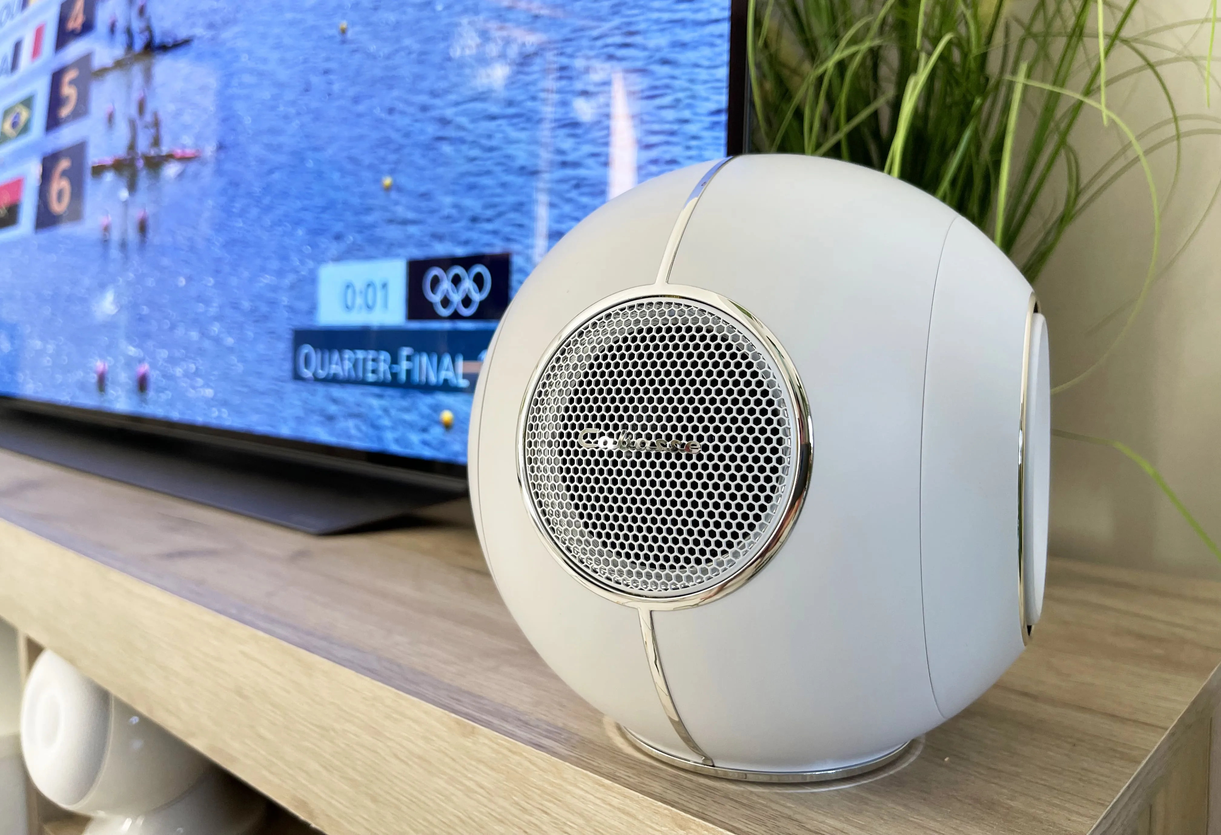 Cabasse The Pearl Myuki Blanc Enceintes Bluetooth portables