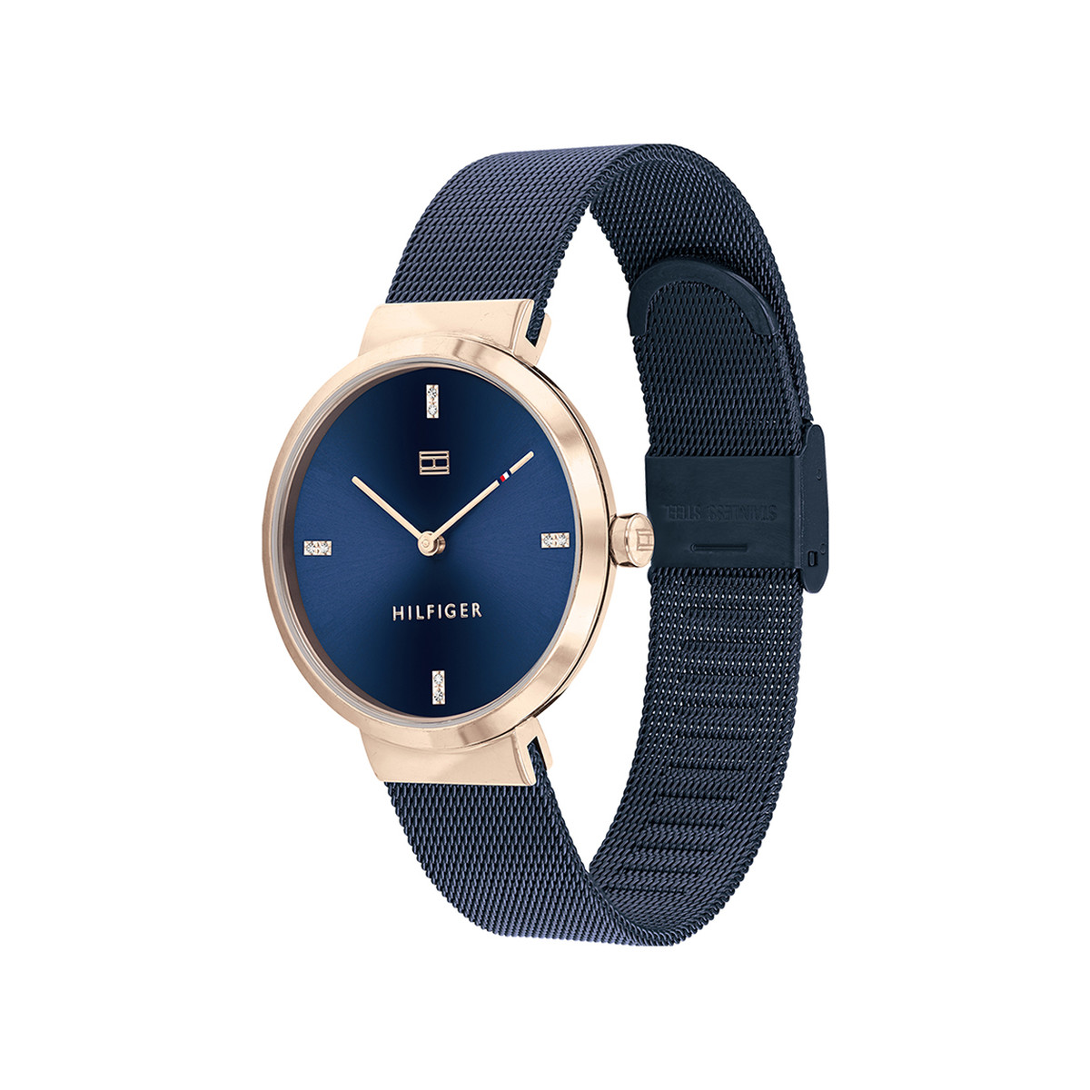 Montre Tommy Hilfiger femme acier bleu