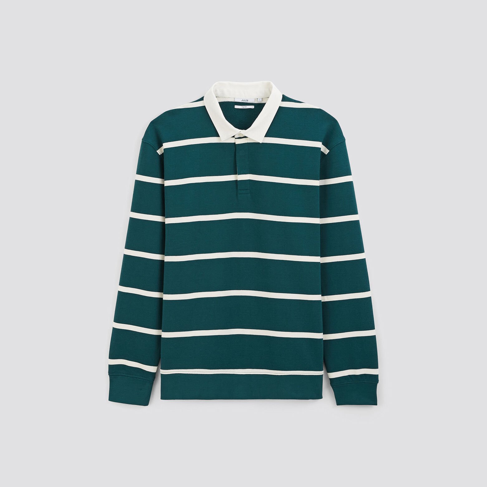 Sweat à col polo Vert