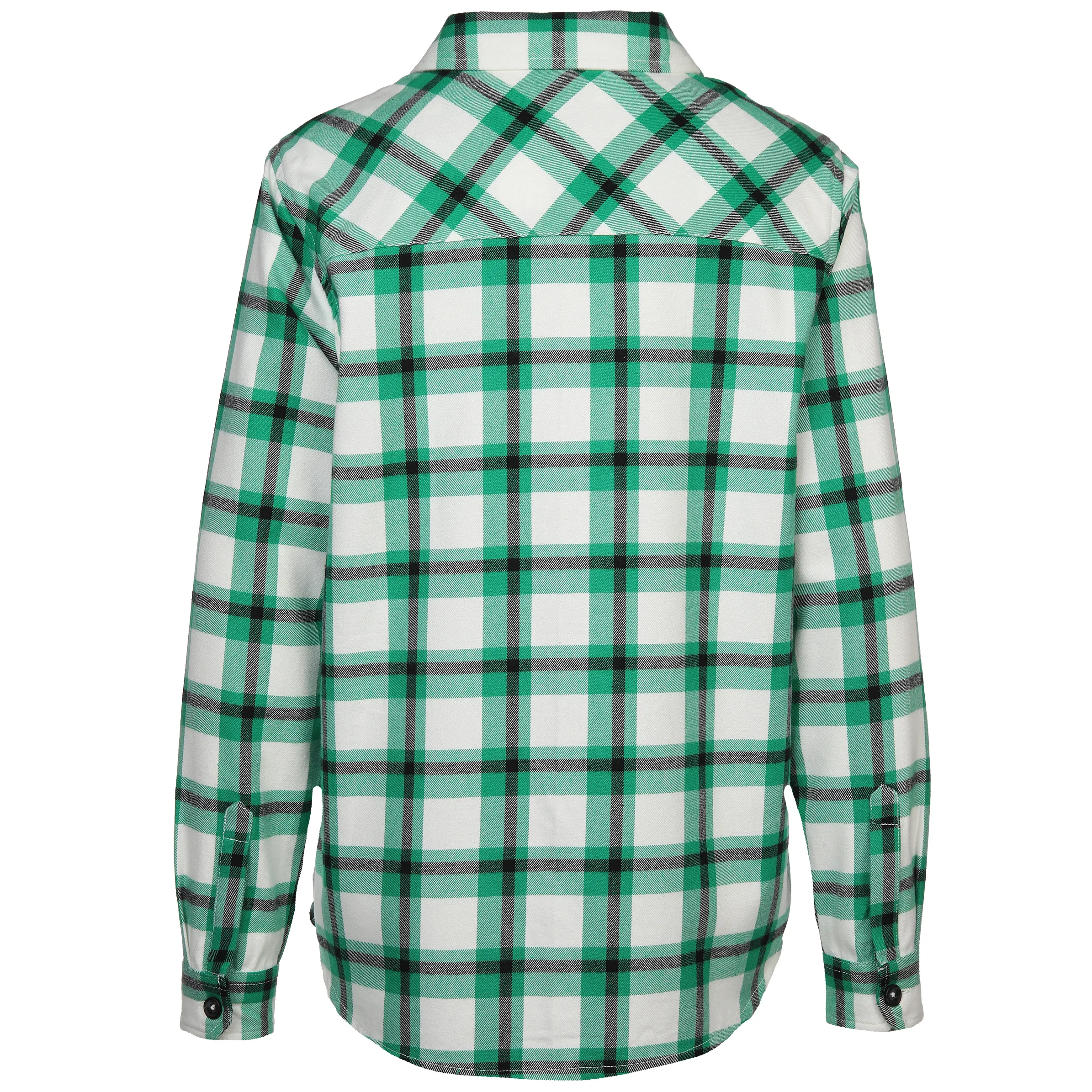 Damen Karobluse mit Brusttasche