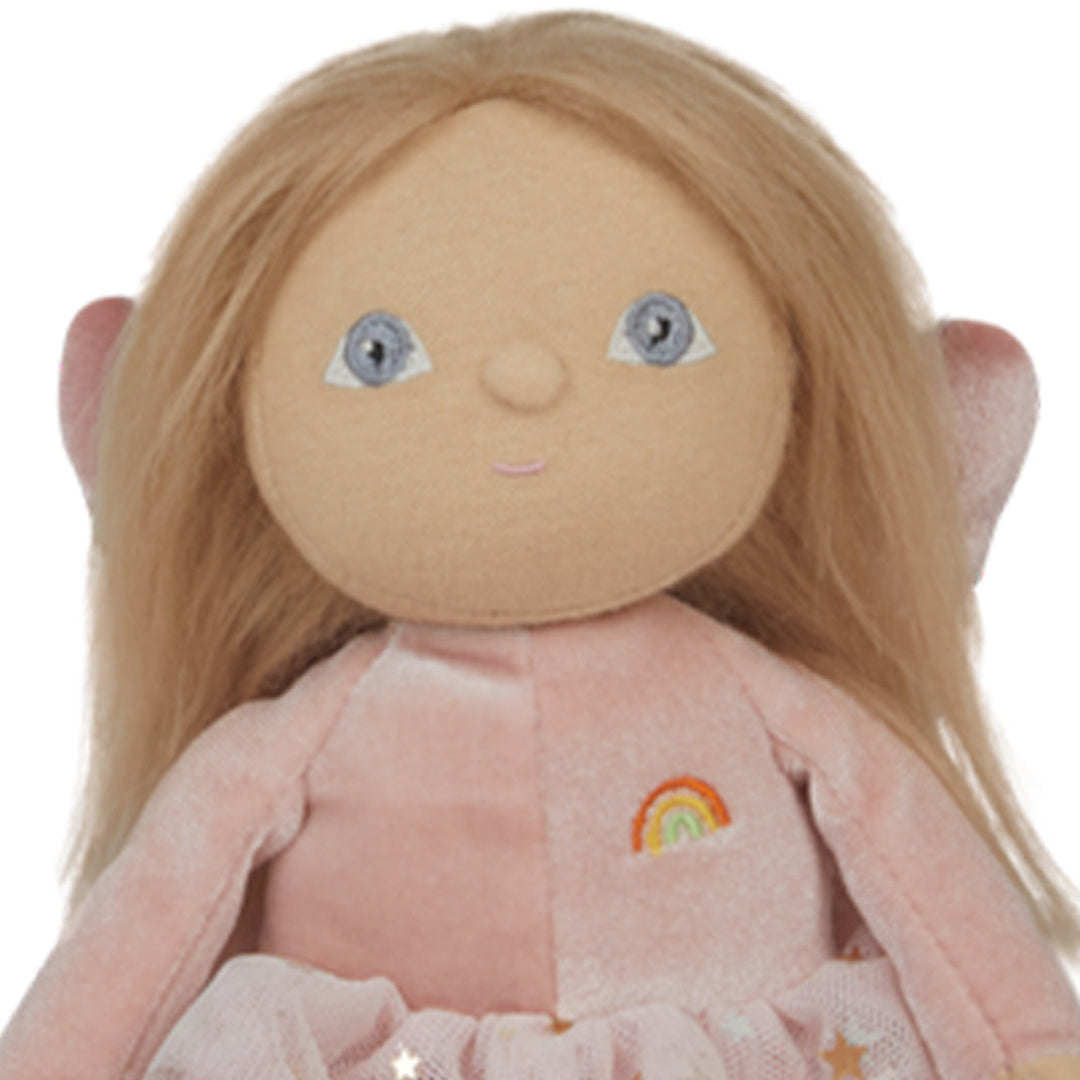 olli ella lappenpop dinky dinkum doll - fairy fiona pink - 22 cm