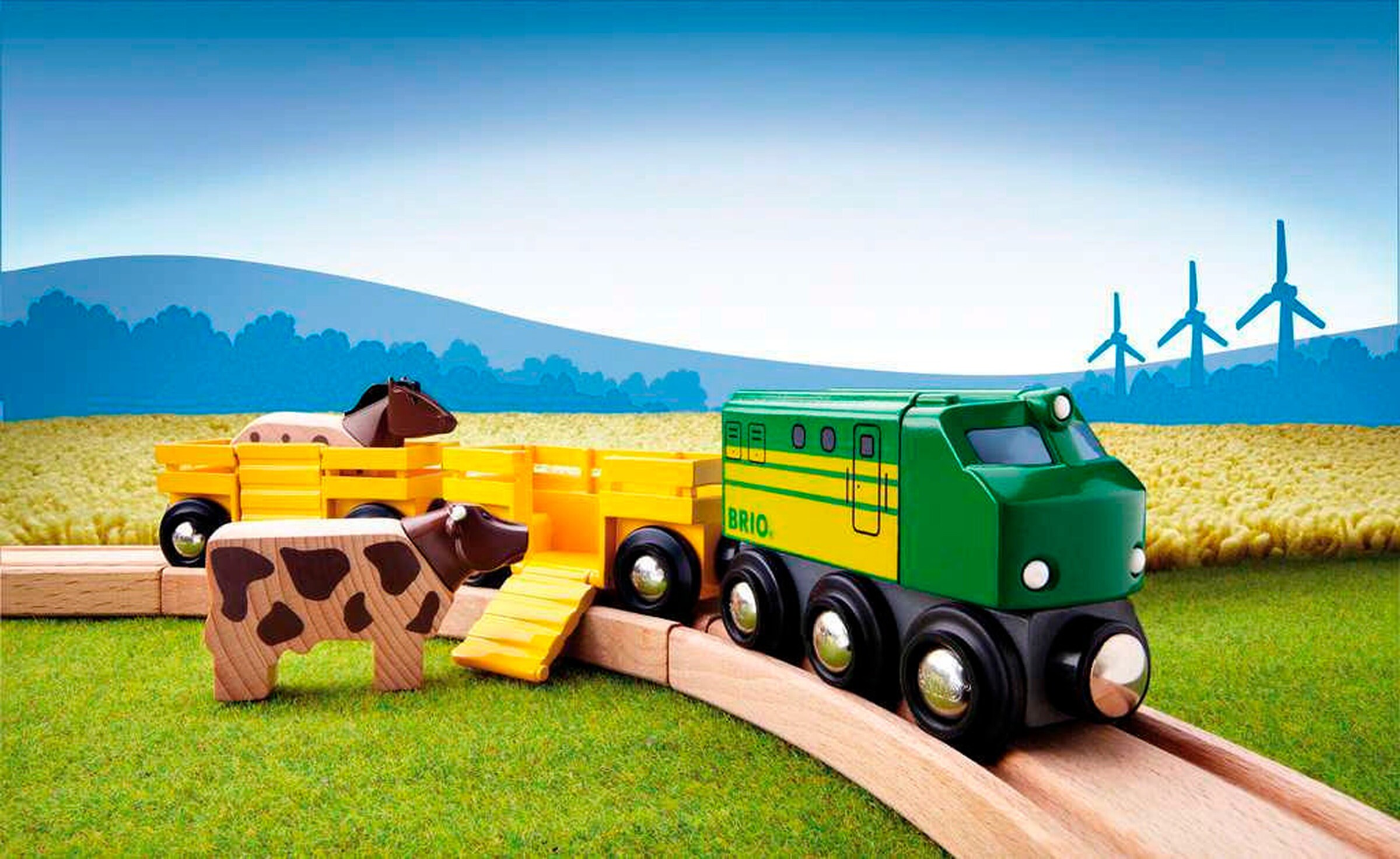 BRIO Bauernhof-Zug