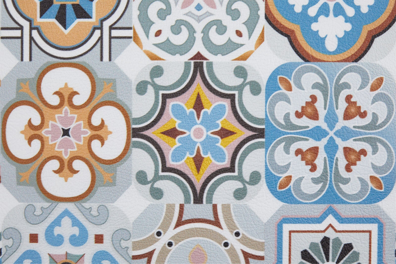 Küchenteppich MARRAKESCH 70 x 200 cm blau/grau