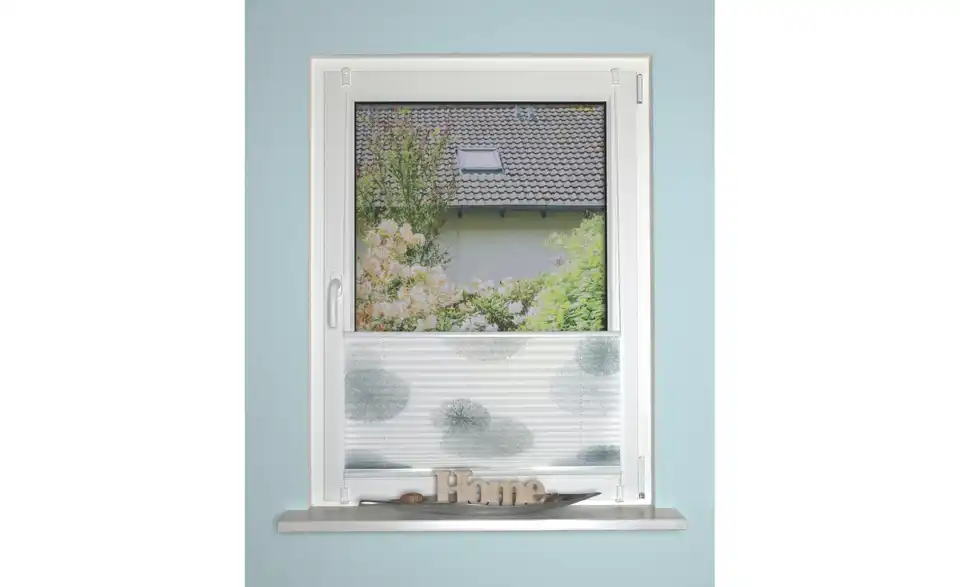 Plisseerollo Grau 130 cm 50 cm
