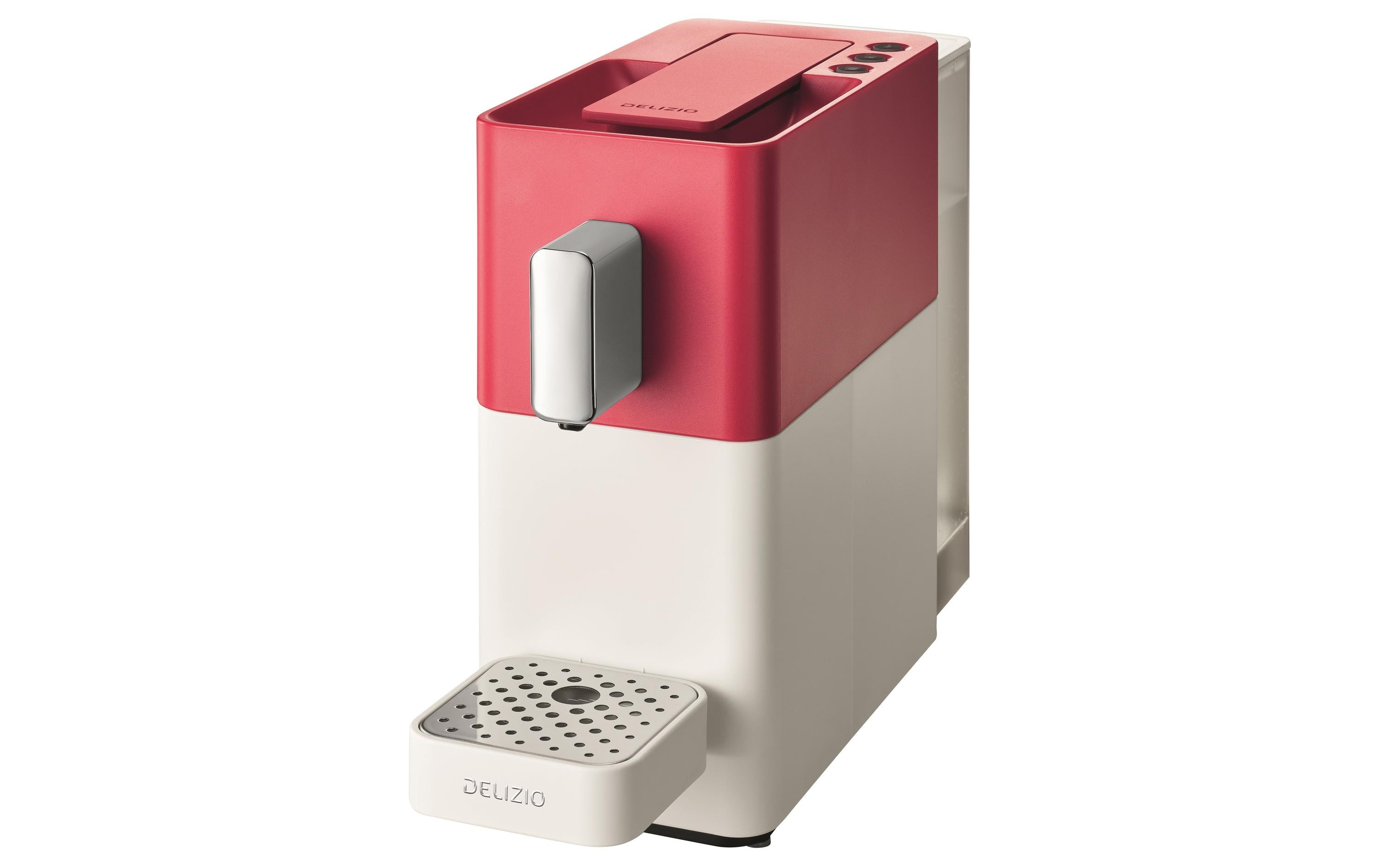 Kapselmaschine Carina Heart Rot/Weiss<br>Kapselmaschine für Kaffee